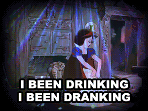 A drunk girl