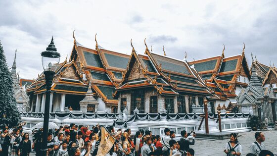 A temple in thailand